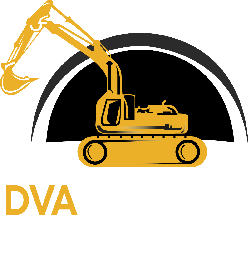 Logo DVA grond en groenbeheer wit