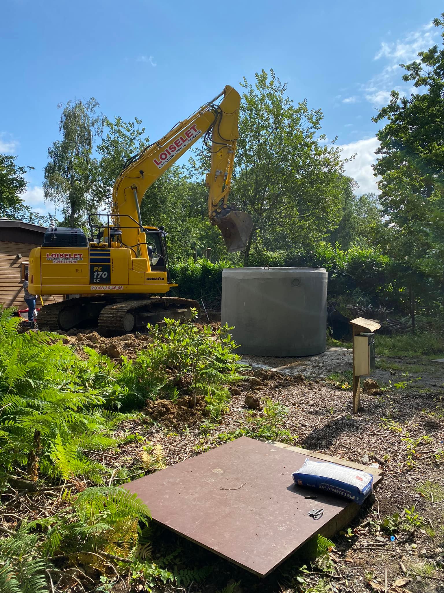 Rioleringswerken buizen